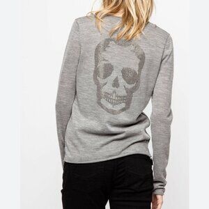 ZADIG & VOLTAIRE Skull Sweater Size L